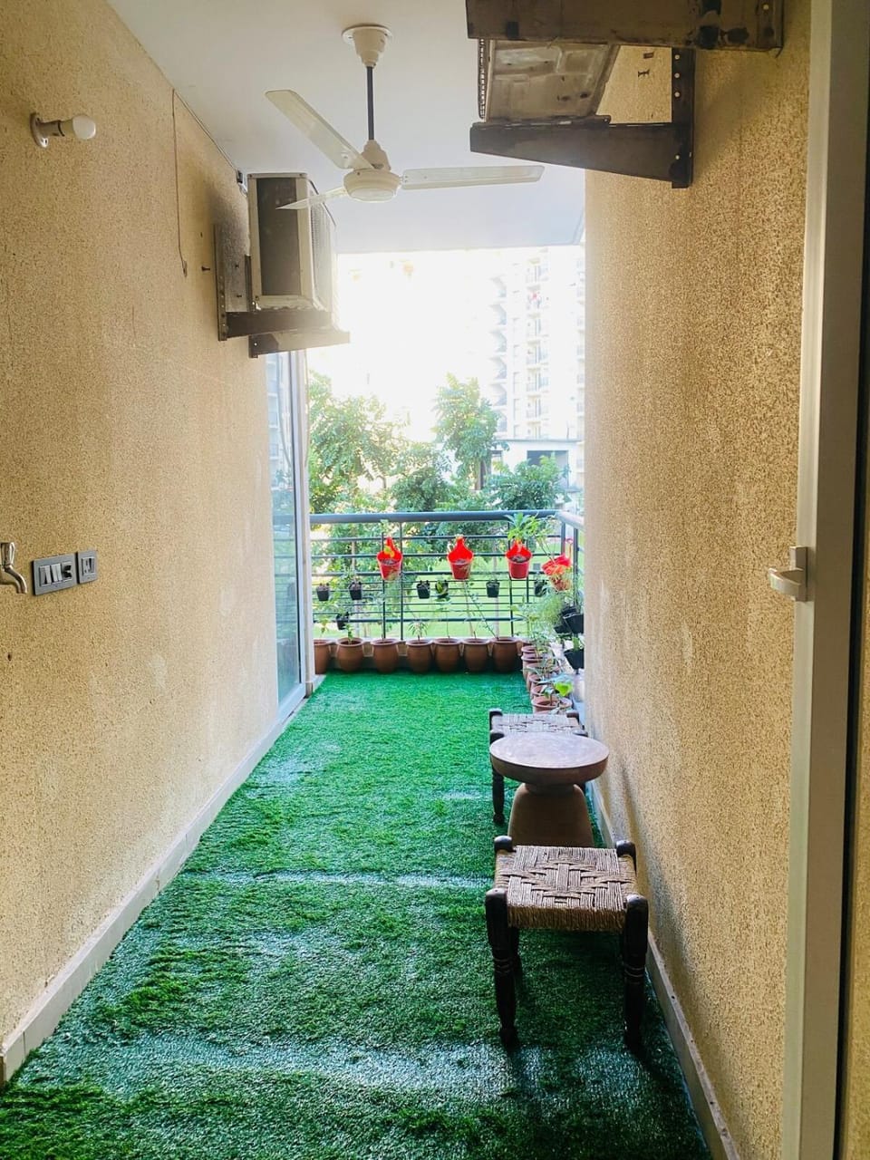 Balcony/Terrace, Garden view
