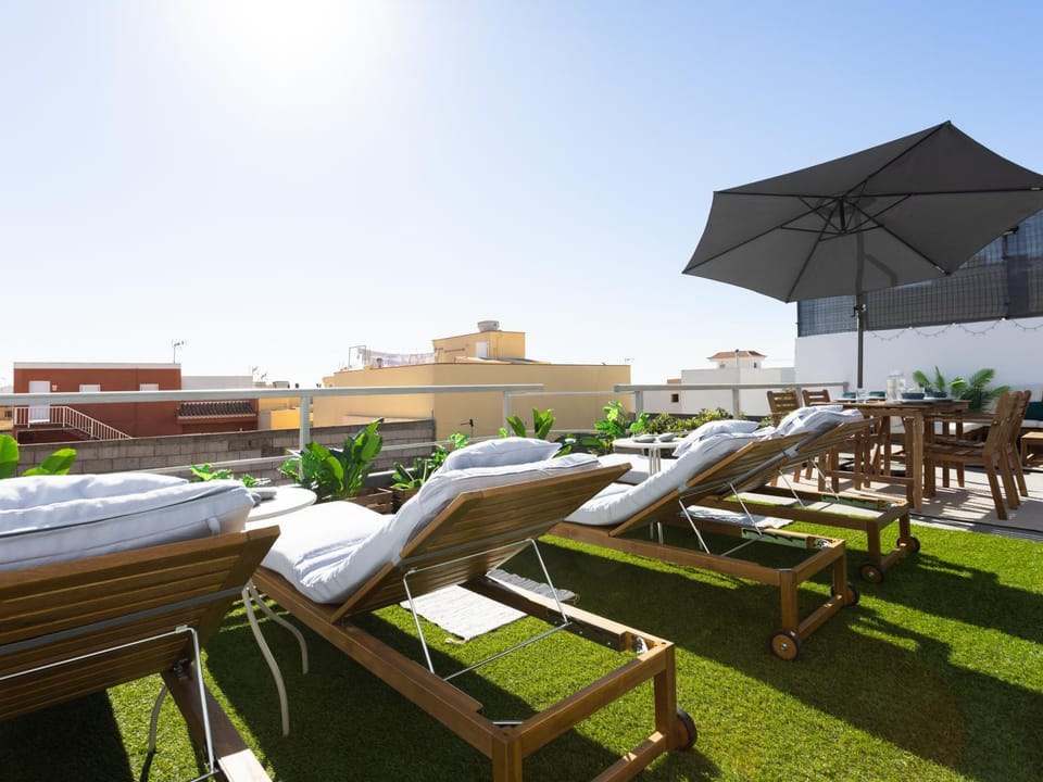 Balcony/Terrace, Dining area, sunbed