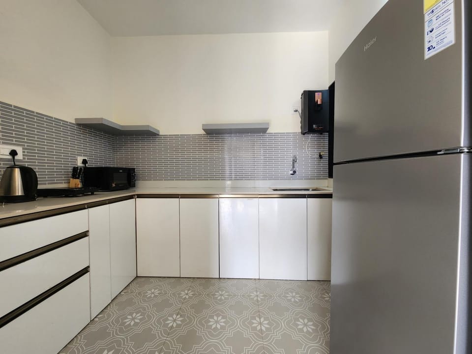 Kitchen or kitchenette, toaster