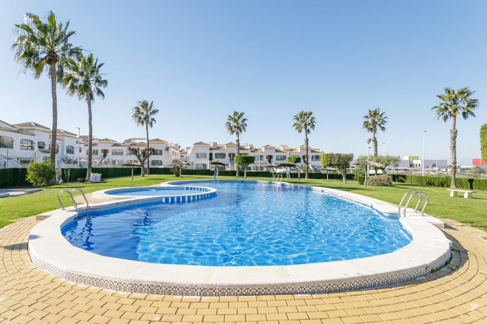 Property building, Living room, Swimming pool