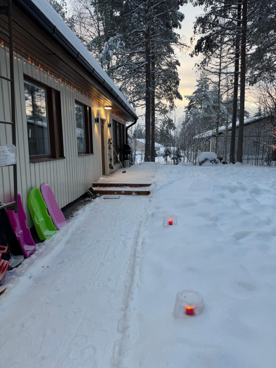 Property building, Day, Natural landscape, Winter