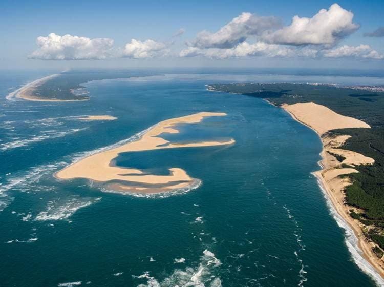 Nearby landmark, Natural landscape, Bird's eye view, Beach
