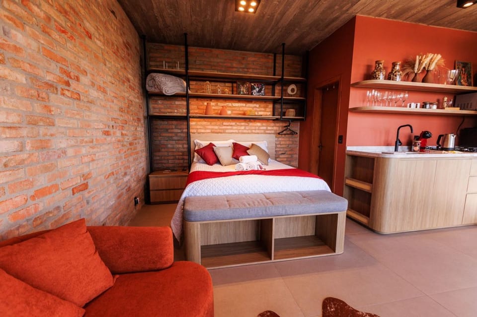 Bed, Kitchen or kitchenette, Photo of the whole room