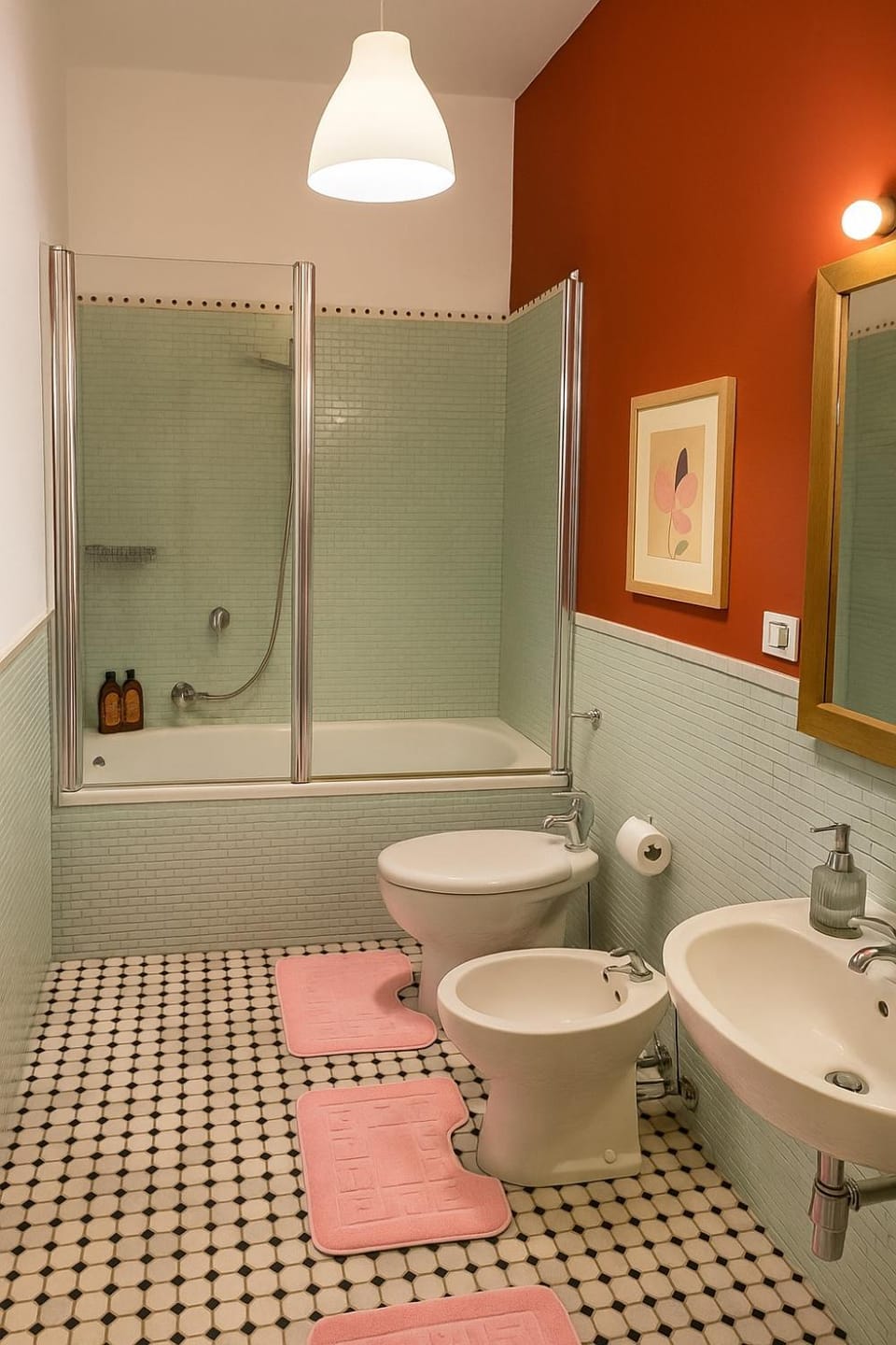 Shower, Toilet, Bathroom, Bath, bidet, towels