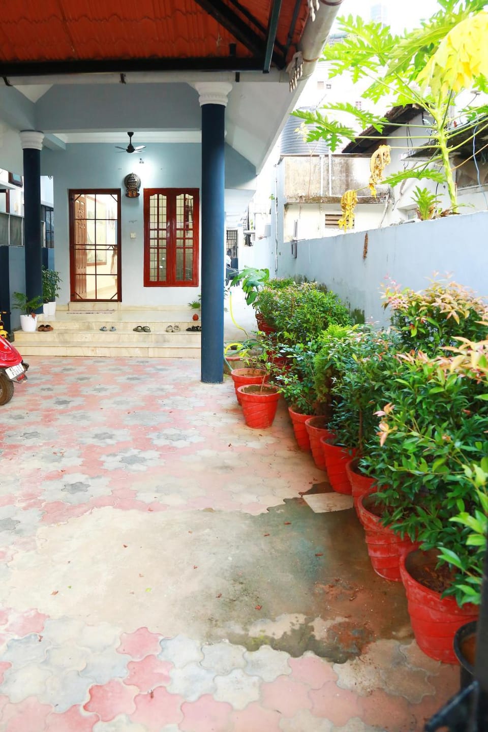 Property building, Garden view