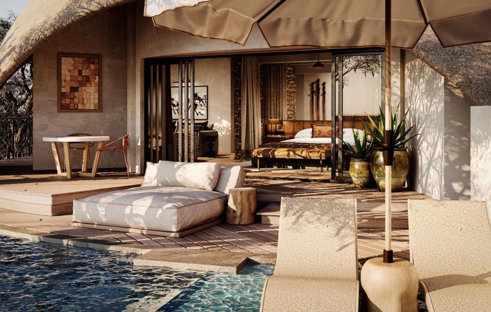 Balcony/Terrace, Seating area, Pool view, sunbed
