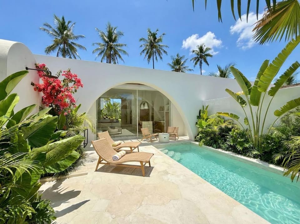 Natural landscape, Garden view, Swimming pool, sunbed