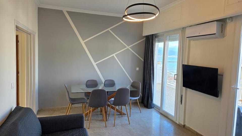 Central Double Room with Balcony Apartment in Peloponnese, Western Greece and the Ionian