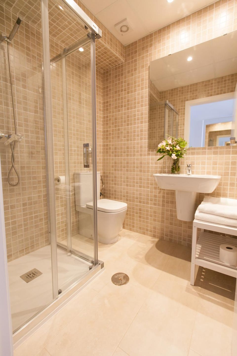 Bathroom, towels