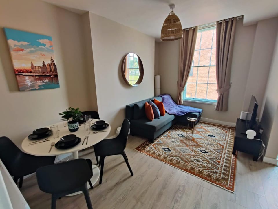 Living room, Seating area, Dining area