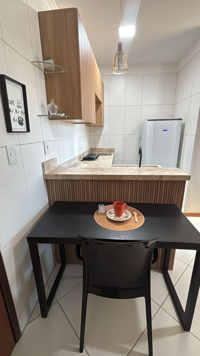 Kitchen or kitchenette, Dining area, stove