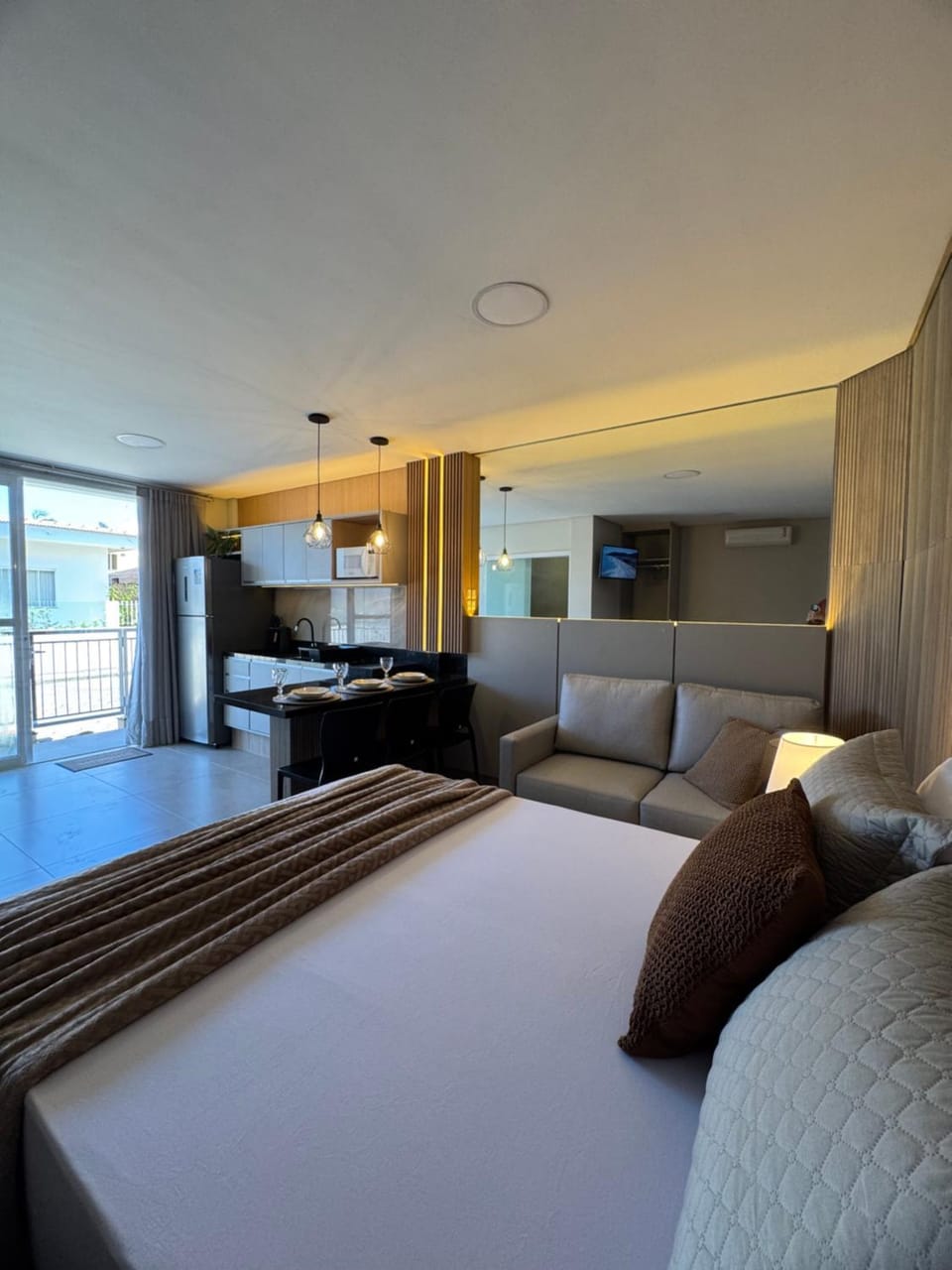 Novo Studio a 4 Min da Praia de Palmas Apartment in Florianopolis
