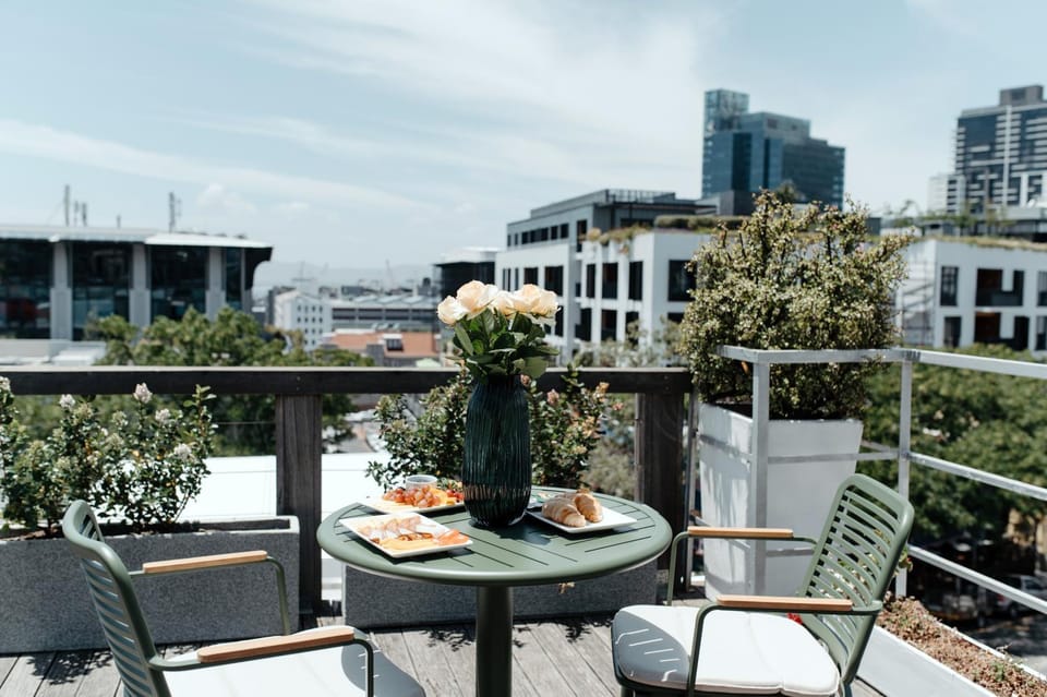 Patio, City view