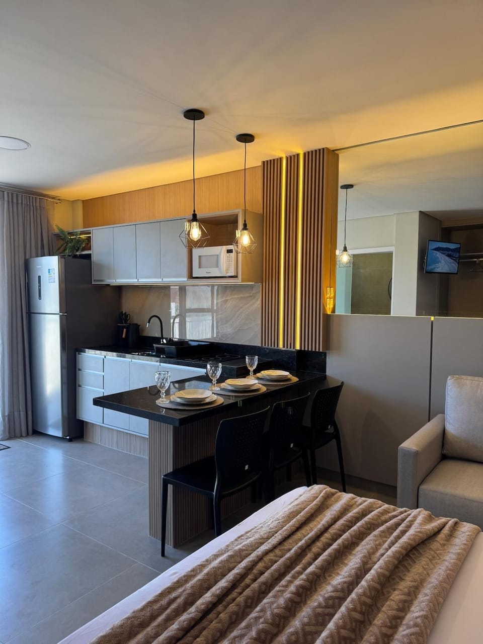 Novíssimo e charmoso studio em Palmas Apartment in Florianopolis