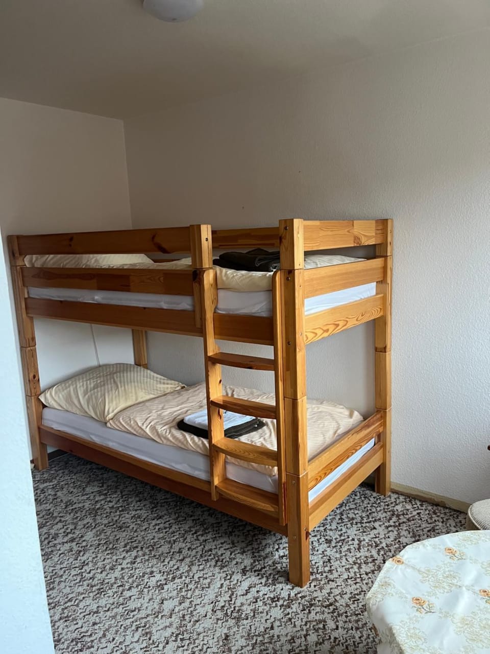 Photo of the whole room, bunk bed