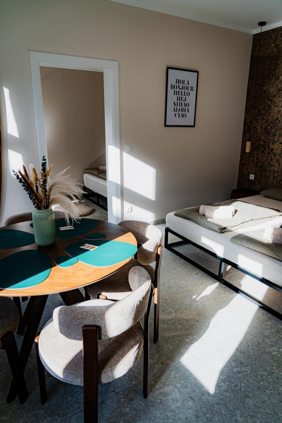 Seating area, Dining area, Bedroom