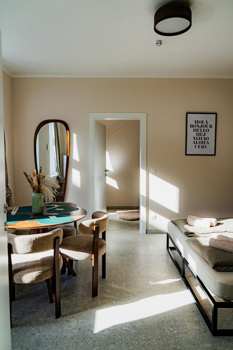 Photo of the whole room, Seating area, Bedroom