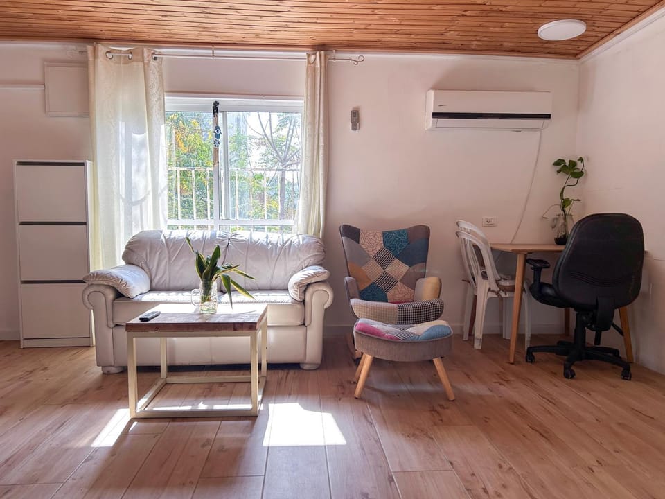 Living room, Seating area, air conditioner