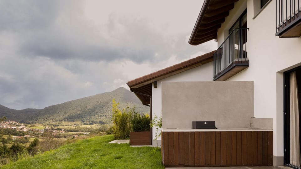 Property building, Spring, Day, Natural landscape, View (from property/room), Balcony/Terrace, Mountain view