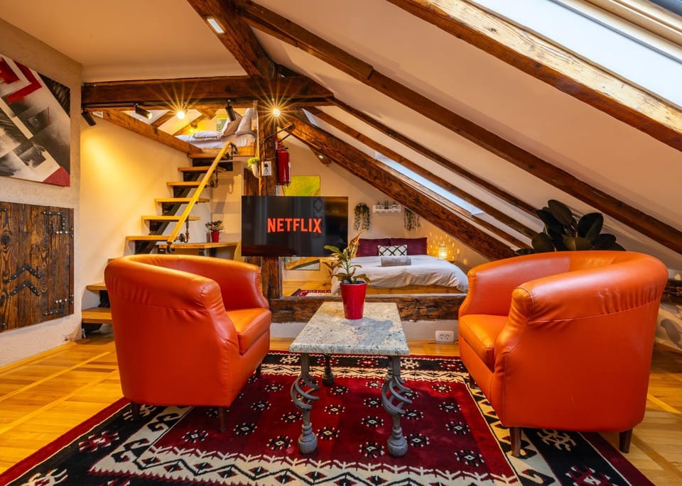 The Cozy Main Square Rooftop Apartment in Serbia