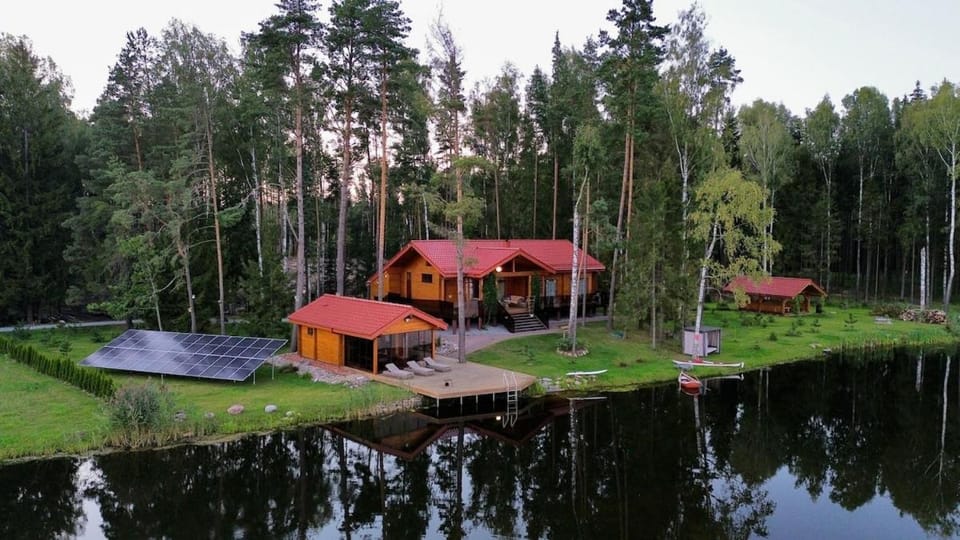 Lake terrace Villa in Lithuania