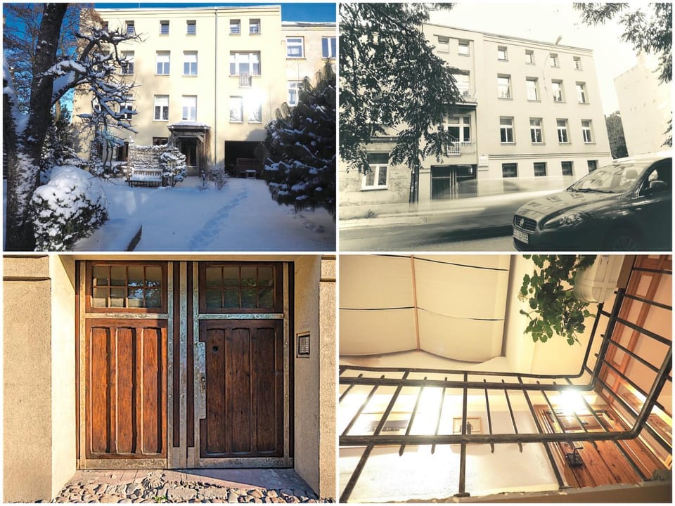 Property building, Day, Winter