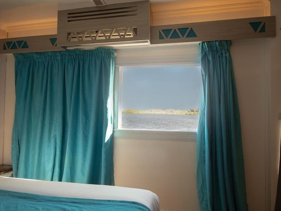 Dahabiya Nile Cruise Docked boat in Luxor