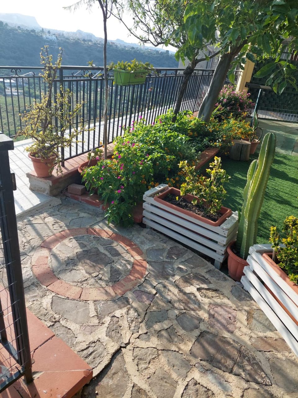 Property building, Garden view