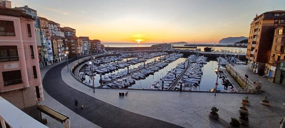 Nearby landmark, City view, Sunset
