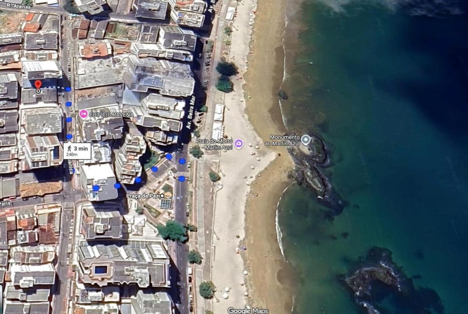 Perto do Marlin Praia do Morro, 3 min pé na areia Apartment in Guarapari