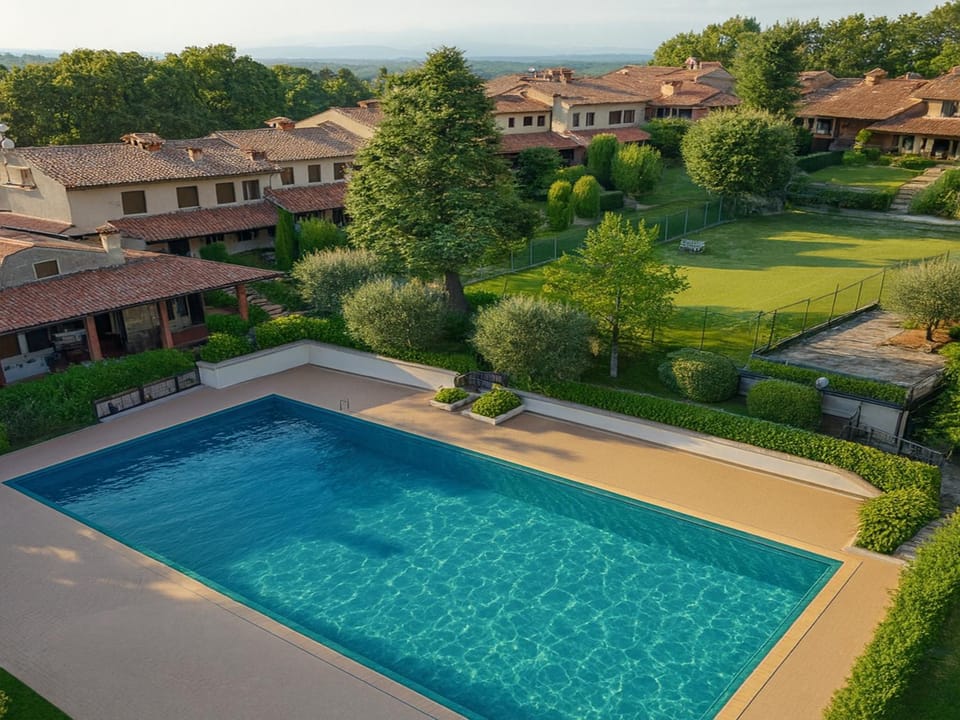 Day, Natural landscape, Garden, Pool view