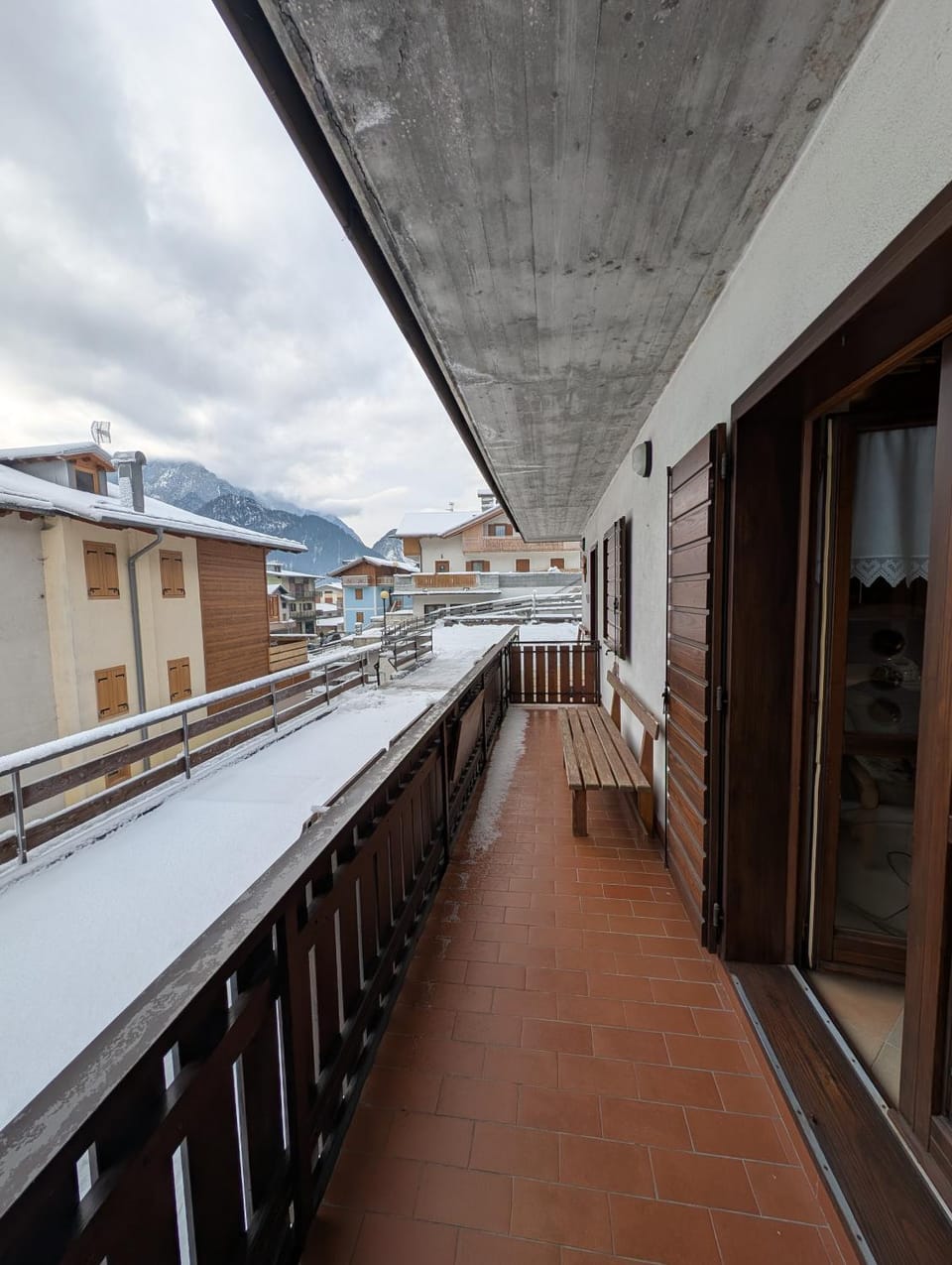 Natural landscape, Winter, Balcony/Terrace, Mountain view