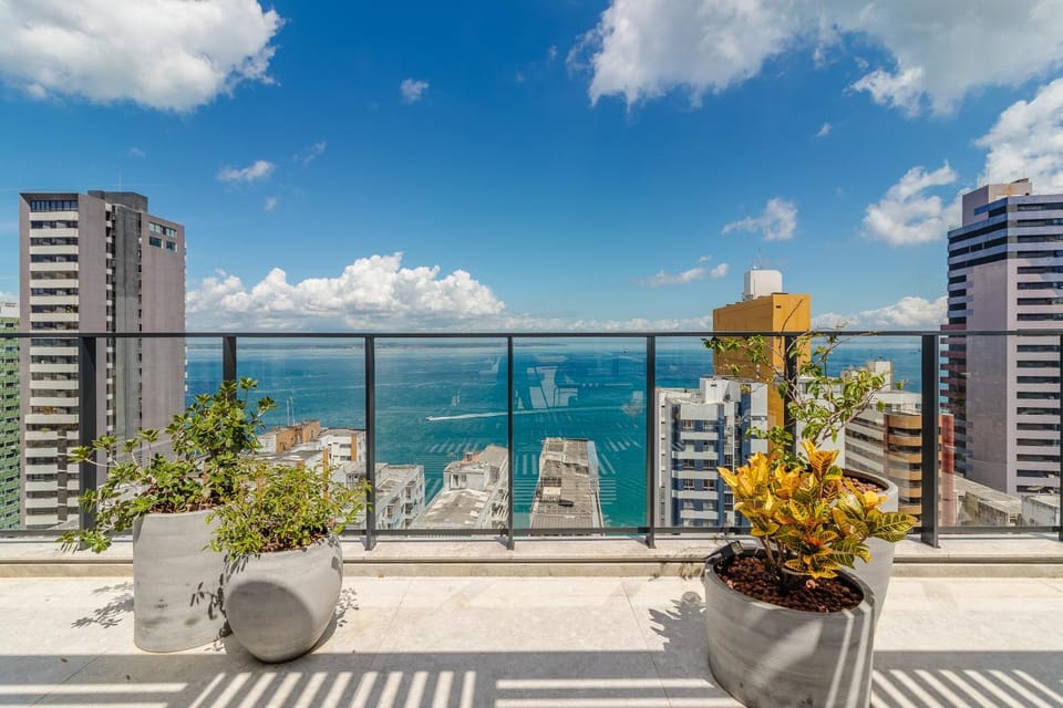 Day, View (from property/room), Balcony/Terrace, City view, Sea view