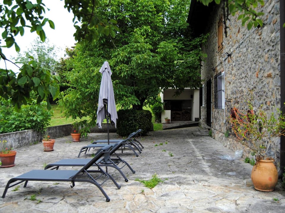 Patio, Garden view, sunbed