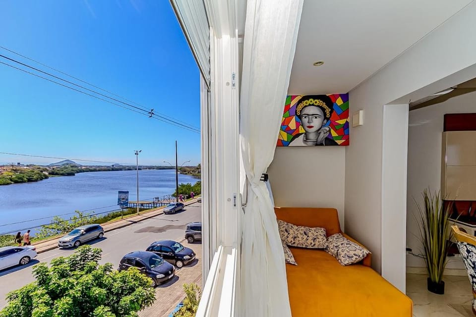 Communal lounge/ TV room, Day, Natural landscape, View (from property/room), Balcony/Terrace, Living room, Seating area, Lake view, River view, Sea view, Parking