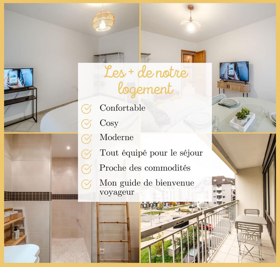 Chez Milène I T2 I Ambilly Apartment in Annemasse