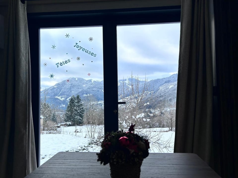 Natural landscape, Winter, Mountain view