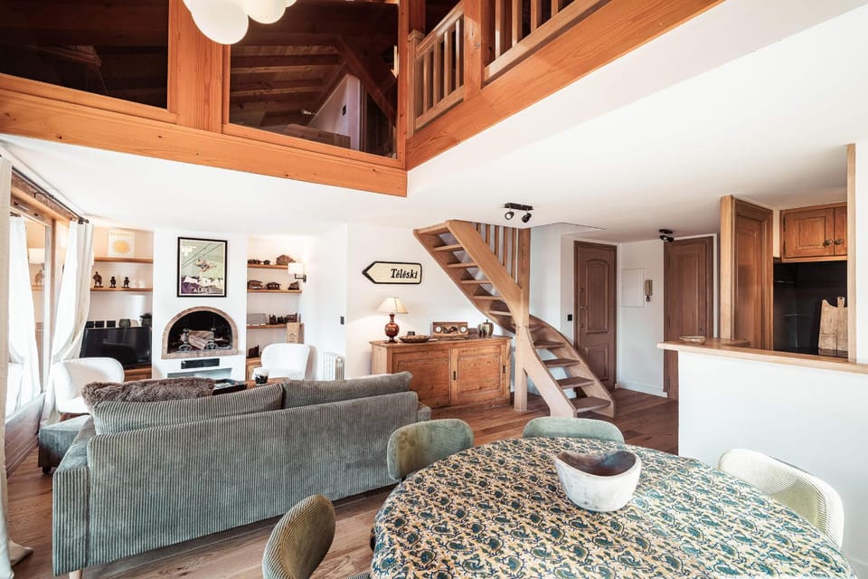 Les Cimes d'Eden - Cozy duplex in Megève Apartment in Combloux