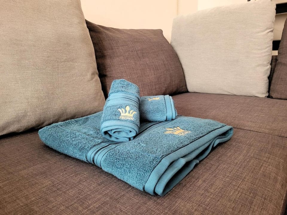 Decorative detail, towels