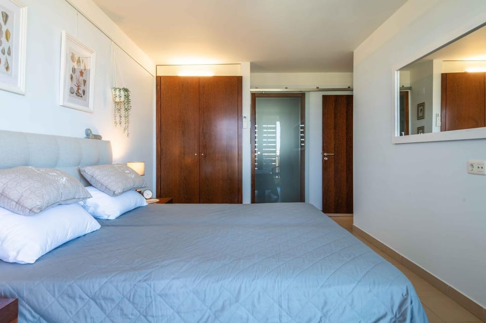 Property building, Living room, Bedroom