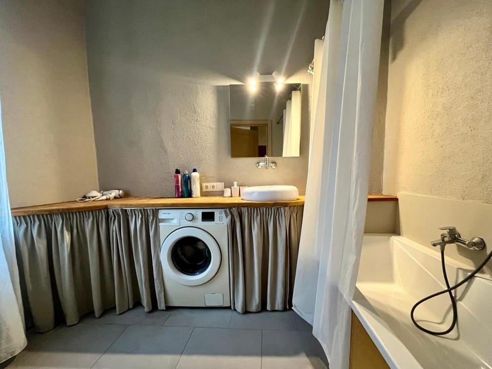Bathroom, Bath, washing machine, washing machine