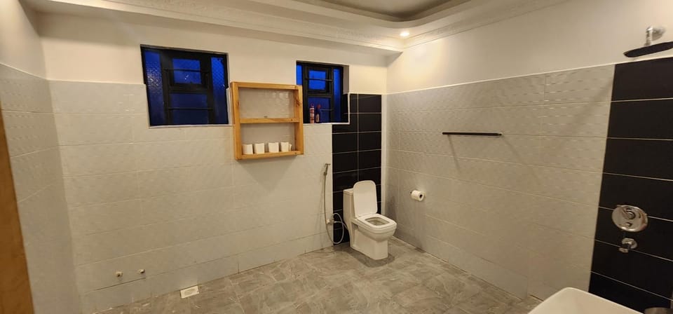 Shower, Toilet, towels