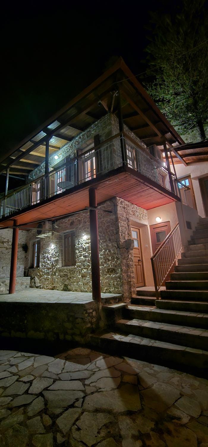 Castle Balcony House in Peloponnese, Western Greece and the Ionian