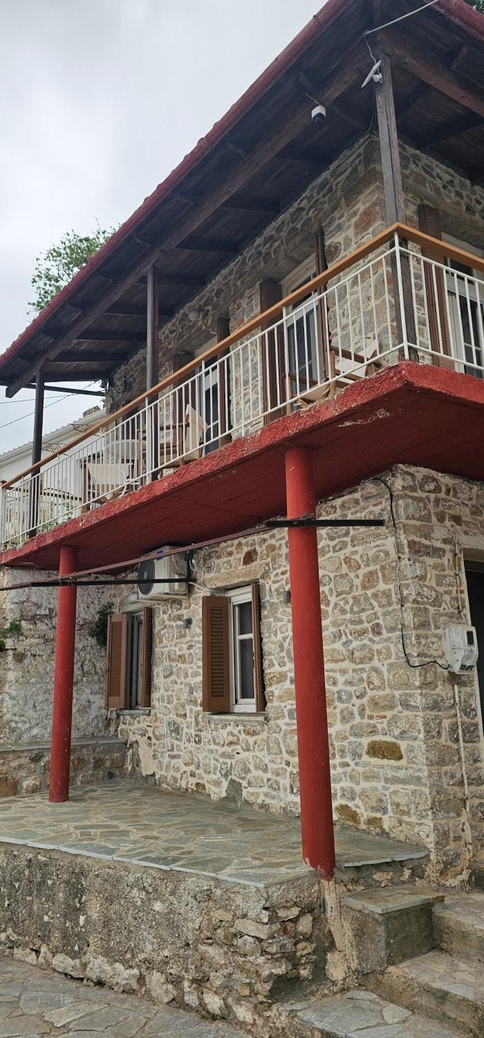 Castle Balcony House in Peloponnese, Western Greece and the Ionian
