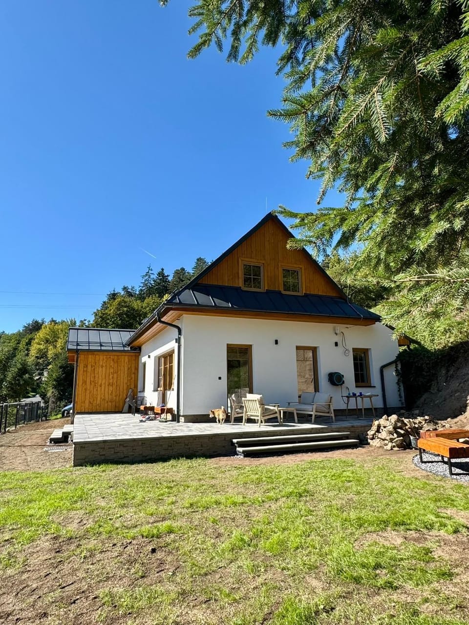 Property building, Garden