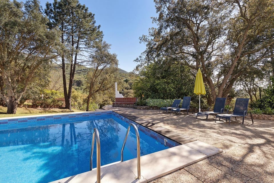 Property building, Living room, Swimming pool