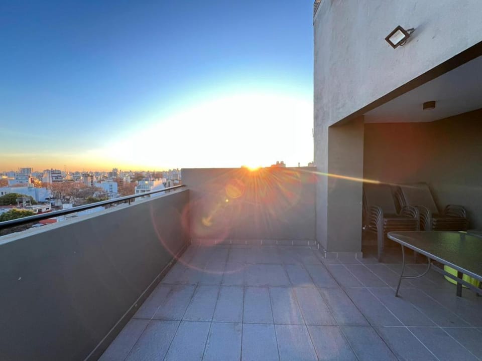 View (from property/room), Balcony/Terrace, Sunrise