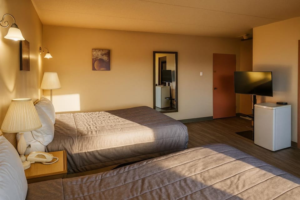 Bed, TV and multimedia, Bedroom