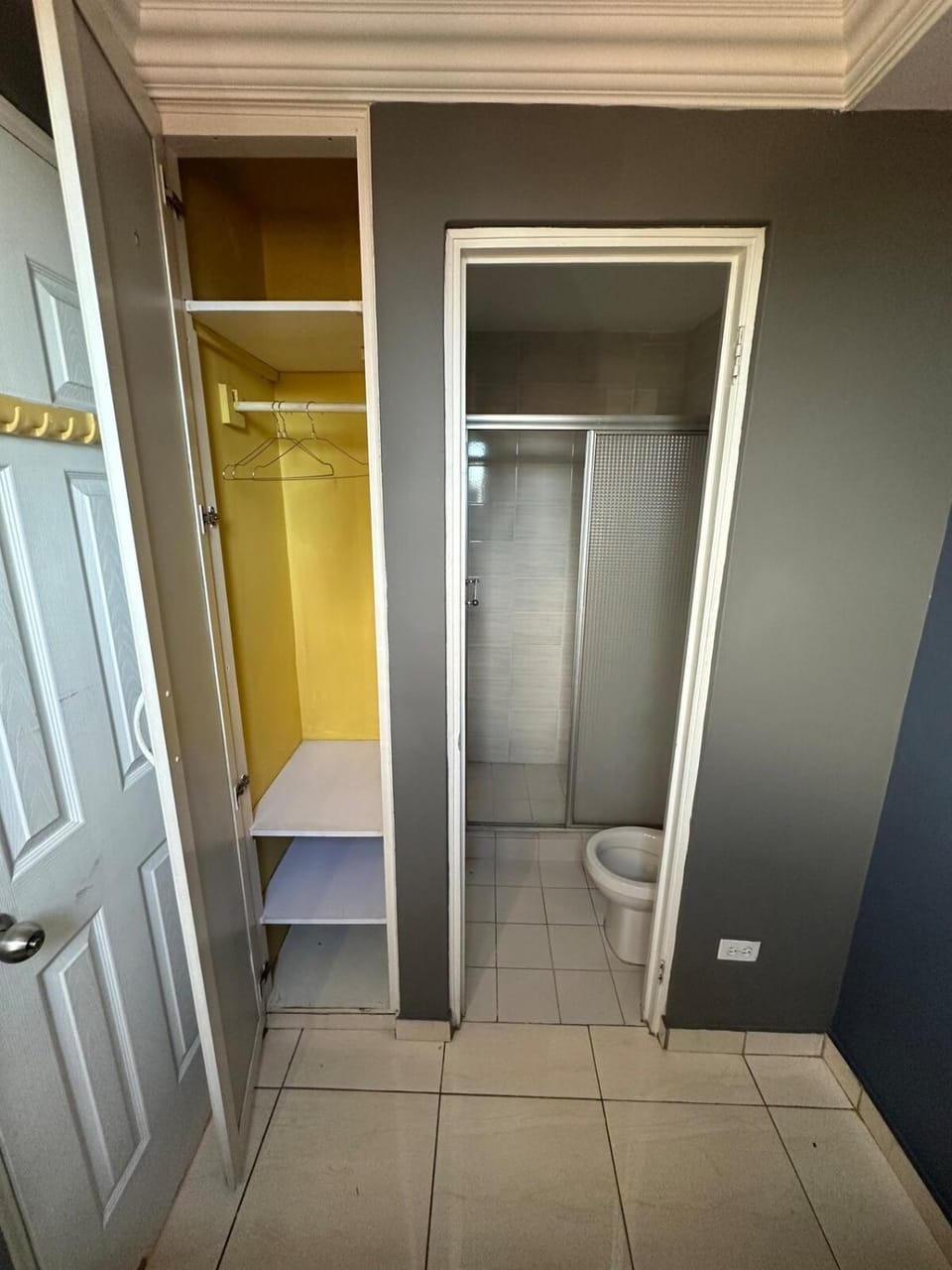 Bathroom, wardrobe