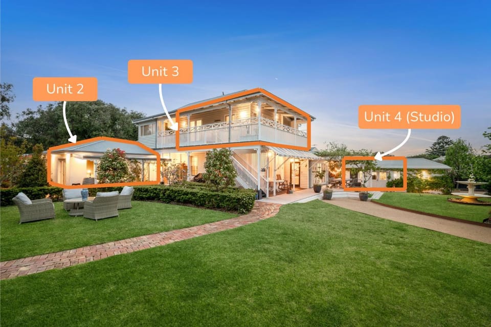 Property building, Text overlay